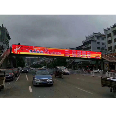 P5 P6 شاشة عرض LED خارجية للإعلانات Tianqiao Corridor P8 شاشة LED خارجية ثنائية الجانب