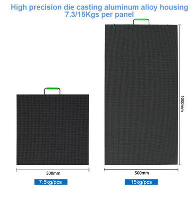 لوحة شاشة عرض LED داخلية 500 × 1000 مم Pantalla P3 P3.91