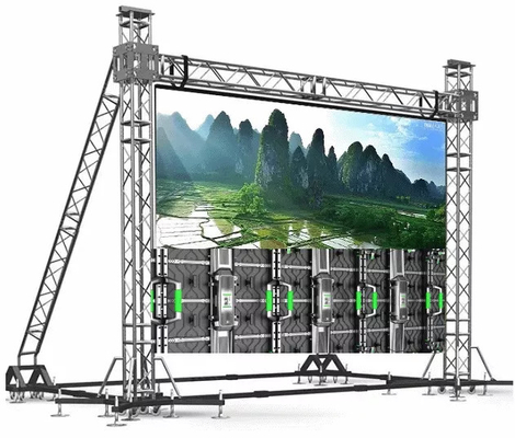 النظام الكامل ليد فيديو الجدار P2.6 P3.91 تأجير في الهواء الطلق مقاوم للماء المرحلة LED سعر لوحة الفيديو