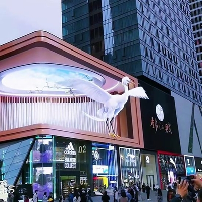 شاشة LED ثلاثية الأبعاد مقاومة للماء عالية الدقة للعرض الرقمي للإعلانات الخارجية LED لوحة P6 P8 P10