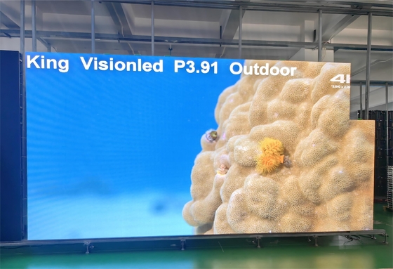 King Vision LED Video Wall داخلي بالسعة P3.91 LED شاشة لوحة تأجير الأحداث المرحلة الخلفية
