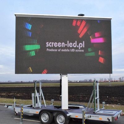 لوحة شاشة LED ملونة كاملة SMD / وحدة P5 P6 P8 P10 شاشة LED خارجية