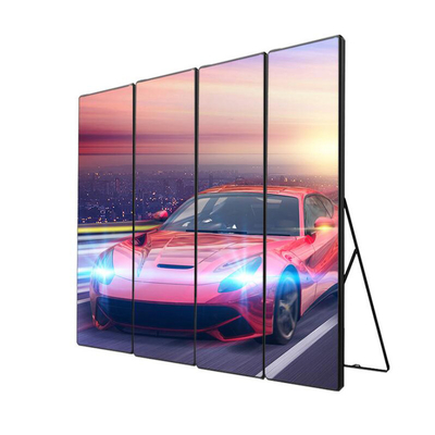 P1.8 / P2.5 مرآة ملصق داخلي Led فيديو حائط لمتجر شاشة إعلانات تجارية 1080P