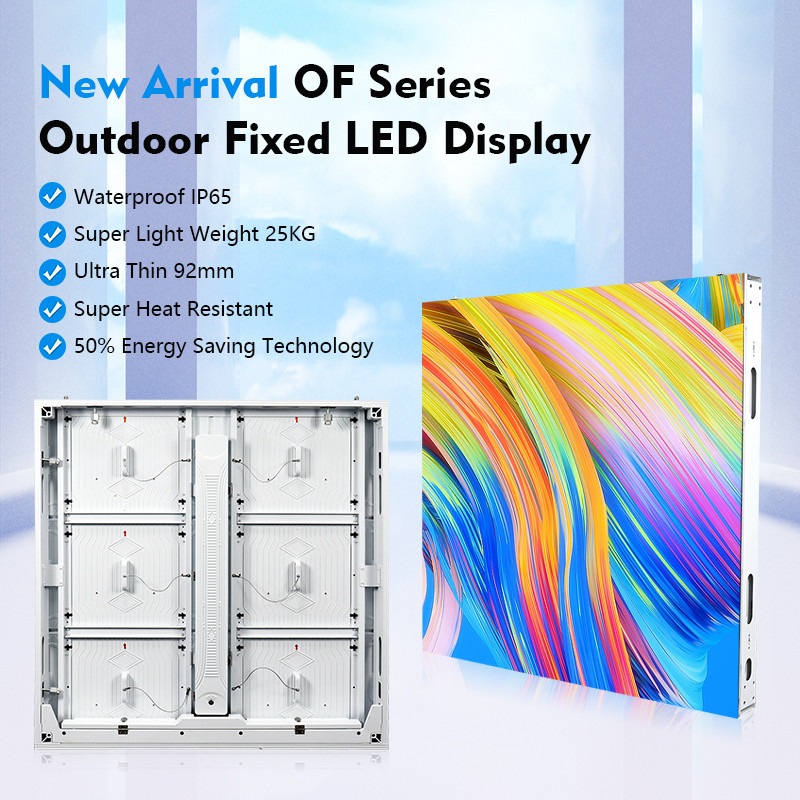 شاشة LED ثلاثية الأبعاد مقاومة للماء عالية الدقة للعرض الرقمي للإعلانات الخارجية LED لوحة P6 P8 P10